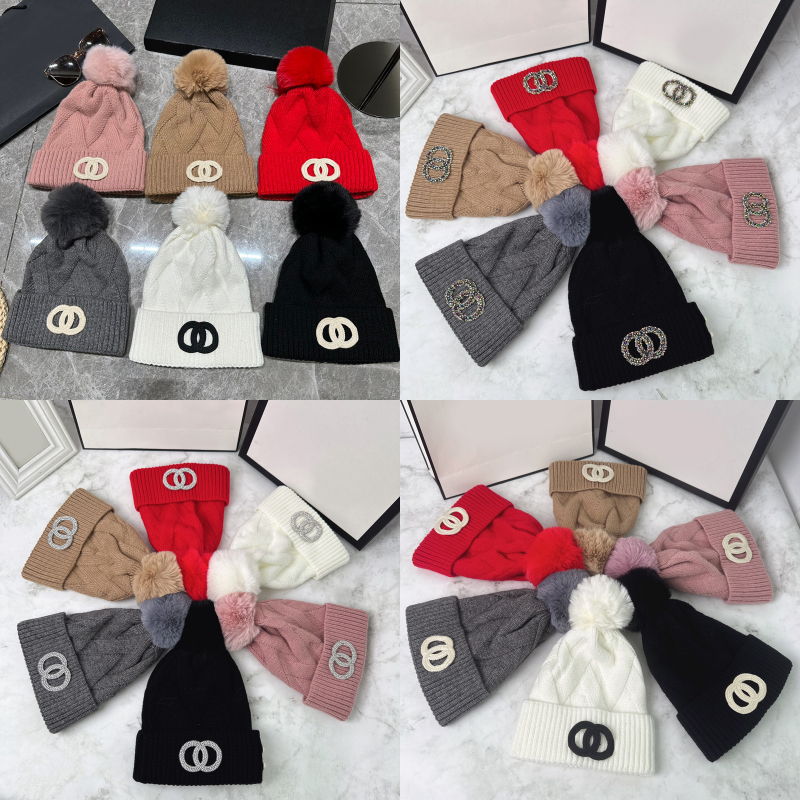 Classic Designer Hat Winter Wide Brim Hats Men Women's Bucket Hats Fashion Letter Beanie Universal Knitted Cap Wool Outdoor Warm Skull Caps 20Styles