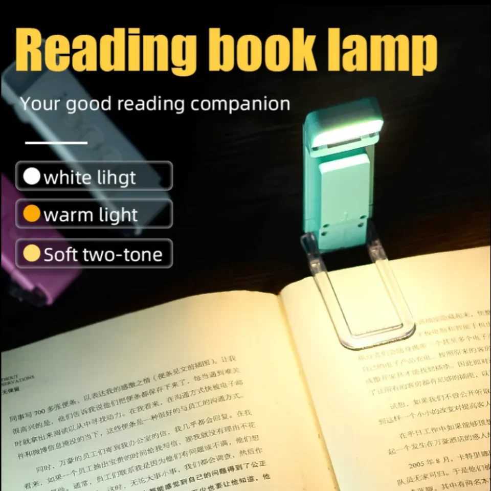Usb Charging Clip Reading Light LED Rechargeable Book Lamp Bookmark Reading Night Light Portable Read Lamp Kids Read Book Light M251120