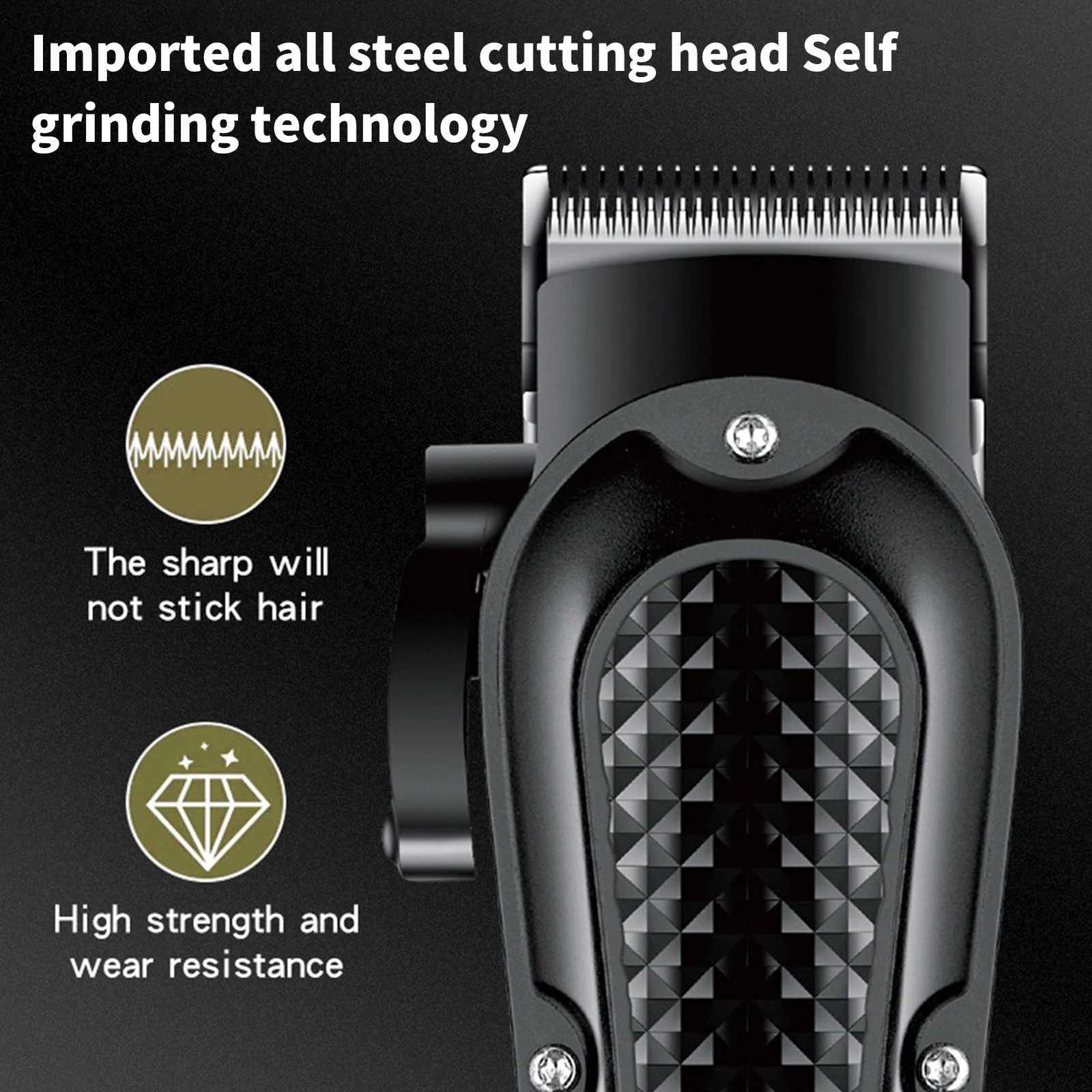 HYN-212 Electric Hair Clipper UBS 5V1A Rechargeable Cordless Beard Trimmer Men Powerful Electric Hair Clipper Trimming ToolT251120