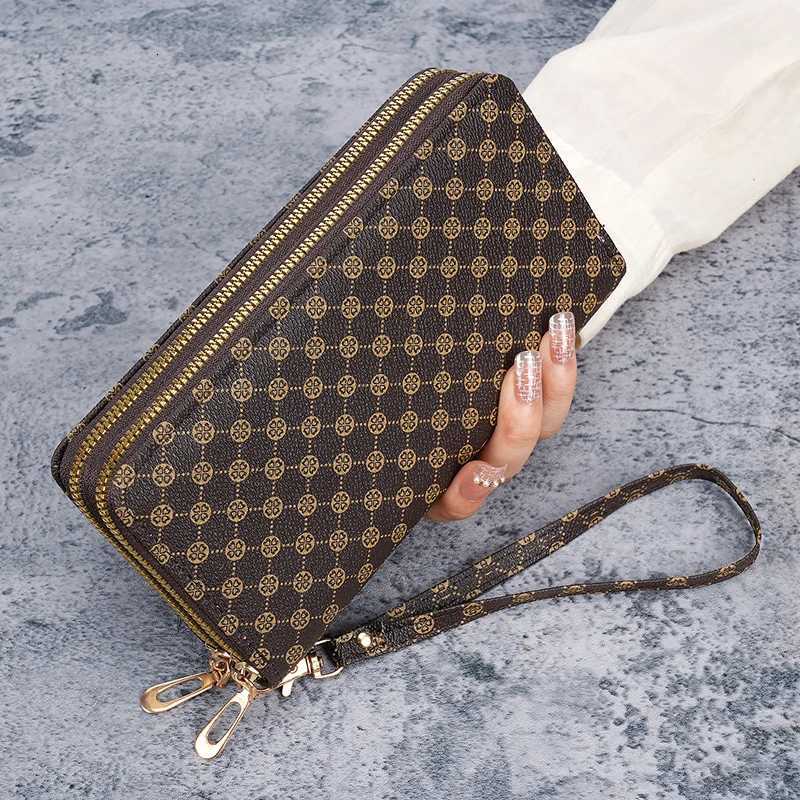 Bag womens new flower long purse clutch bag mobile phone bag coin purse multifunctional card bag zipper purseW251120