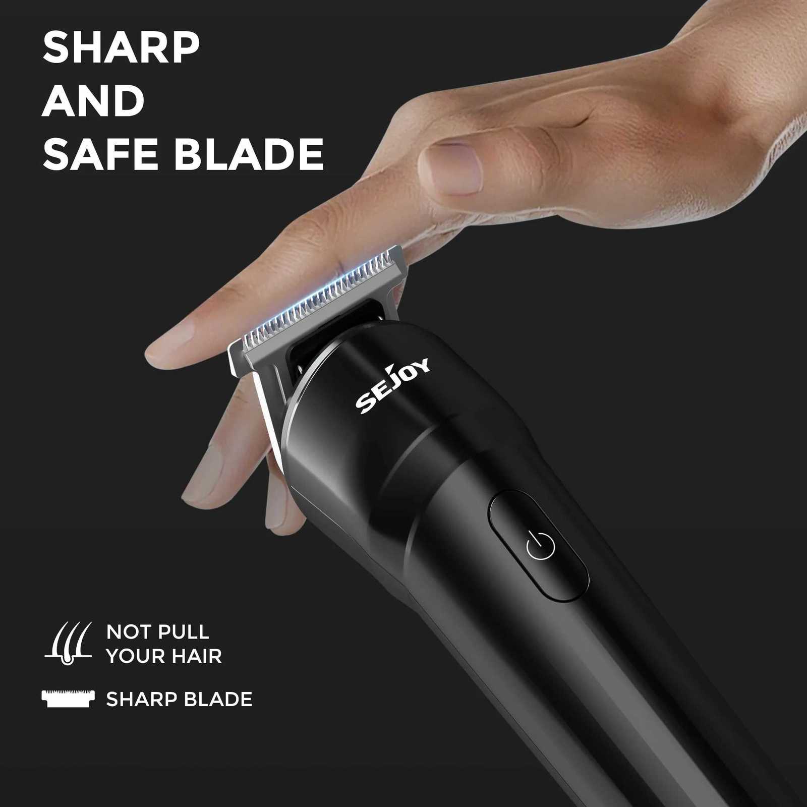 Sejoy 3 IN 1 Electric Hair ClipperBeard Trimmer Multifunctional Body Hair Trimmer for Men Rechargeable Waterproof Hair CuttingT251120