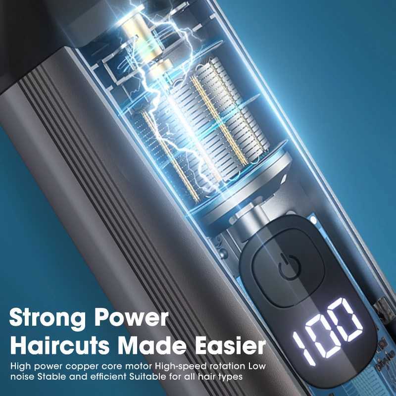 Unicorn 6-in-1 Multi functional Hair Cleaning Set Mens Shaver Metal Nose Hair Trimmer Convenient Hair Trimming MachineT251120
