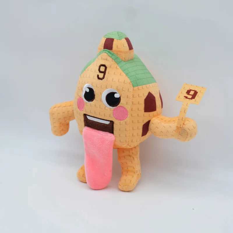 2025 Steal A Brainrot Esok Sekolah Plush Hot Game Peripheral Plushie Cute Cartoon No 9 House Stuffed Doll Toy Gamer Fans Gift G251120