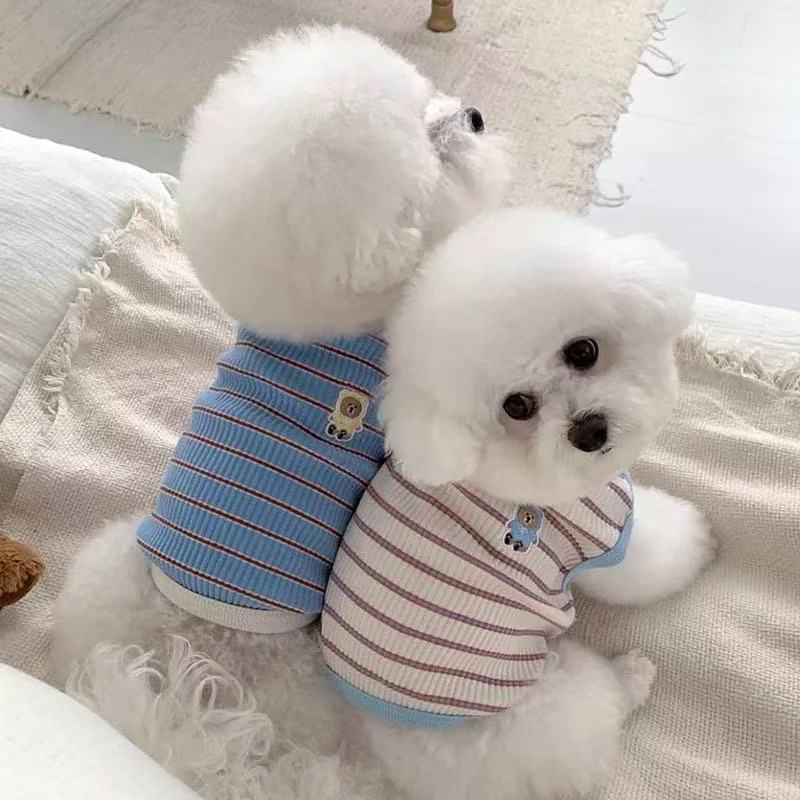 T0016Pet Teddy Bichon Poodle Pomeranian Cat Schnauzer Small Puppy Dog Clothes