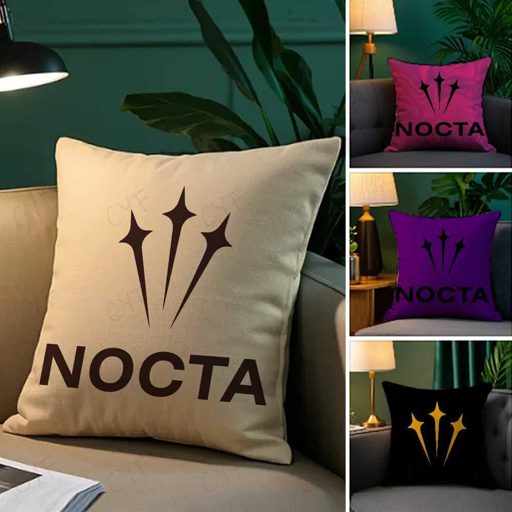 Pillow Case Nocta Fashion Luxury N-NoctaS-S Case Anti-dustmite case Invisible zipper silky short plush Sofa cushion cover C251120