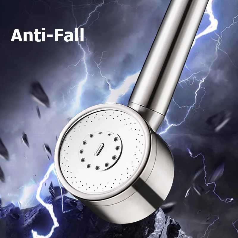 Stainless Steel Shower Head High Pressure Spray Nozzles 3 Modes Adjustable Handheld Shower Head Set Bathroom Accessories GadgetsM251120