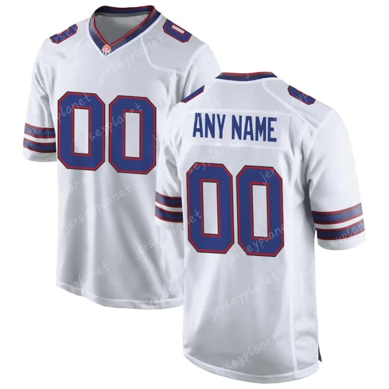 17 Josh Allen 0 Keon Coleman 4 James Cook Shakir Trubisky Personalized Customized Football Jerseys Custom Any Number Name For Men Women Youth 77