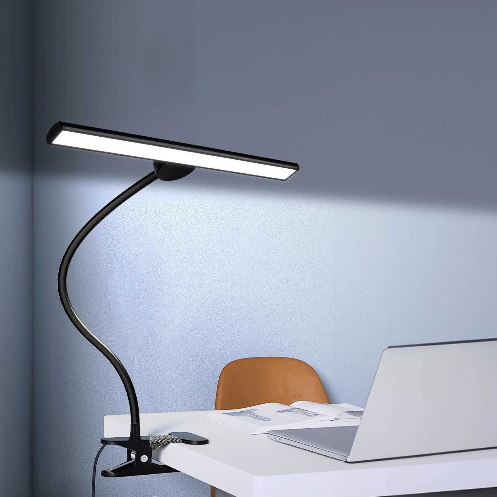 Desk Lamp LED Dimmable 10W 40CM Desk Lamp Clampable Eye Protection Clamp Light 3 Colour Temperature10 Brightness M251120