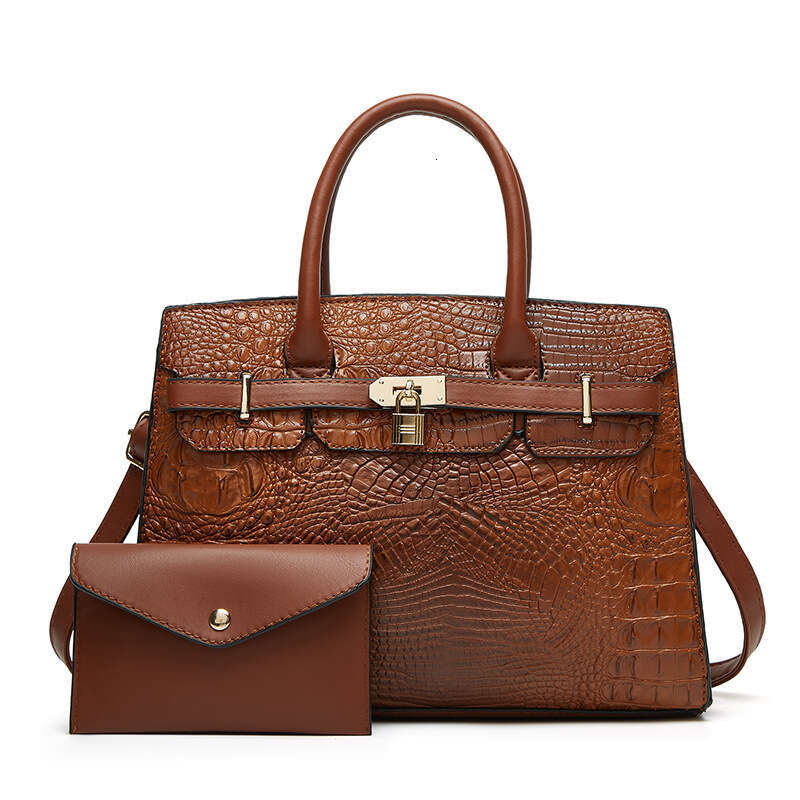 Designer Bag 2024 Mother And Child New Women's Trendy Tote Large Capacity Shoulder Bag, Two Piece Set