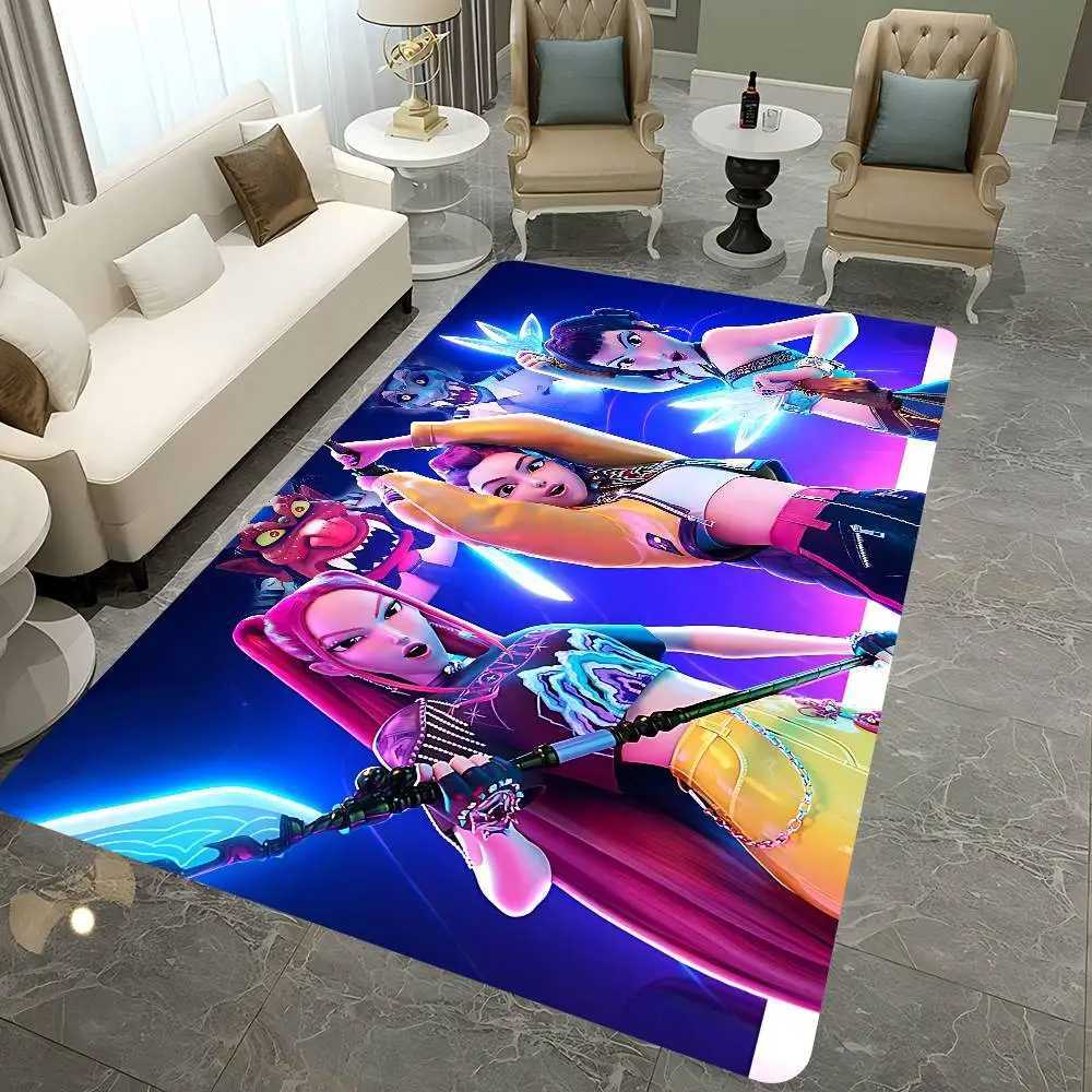 Kpop Demon Anmie H-Hunters Floor Carpet Nordic Style Home Doormat luxury Bathroom-Toilet Mats Bedroom Bedside MatsM251120
