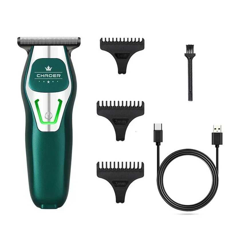 Mini Professional Hair Trimmer Powerful Men 0 MM T Blade Powerful Electric Clipper Rechargeable Barber Haircut Machine ShaverT251120