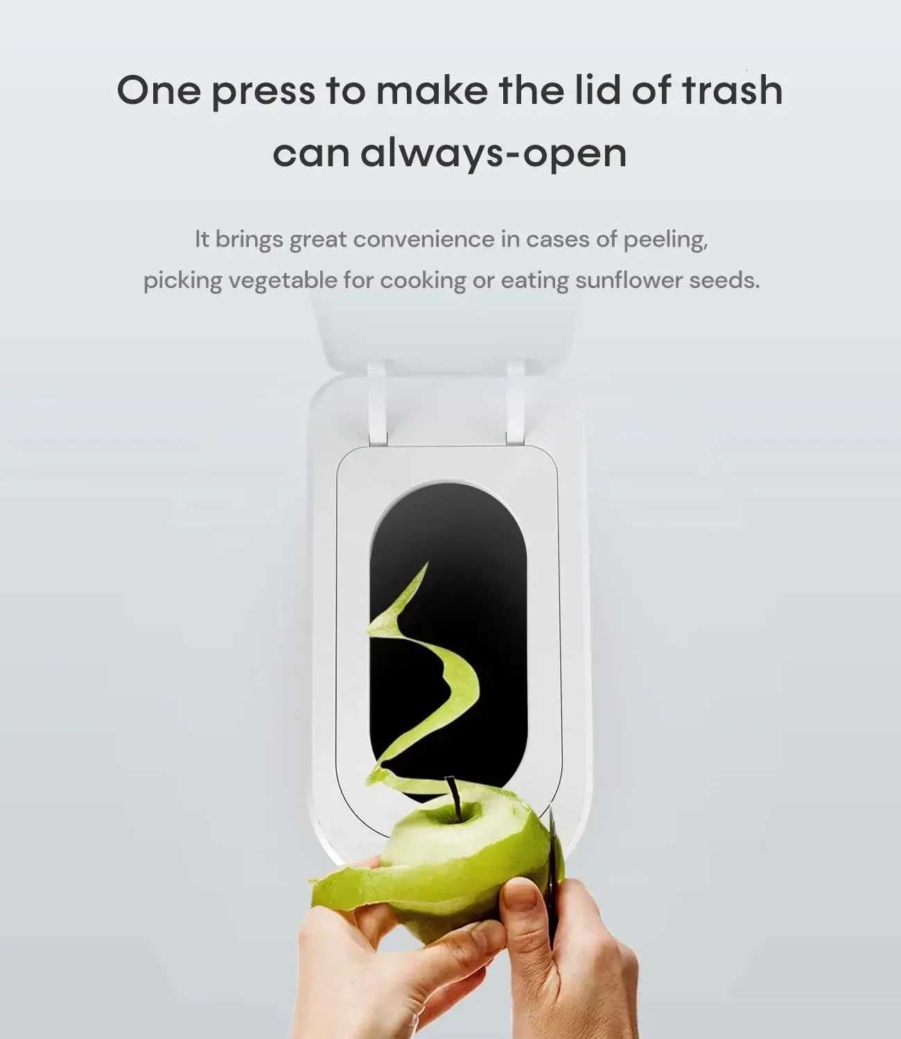 Townew T3 smart trash can automatically opens and closes one-click packaging long battery life and large capacity C251120