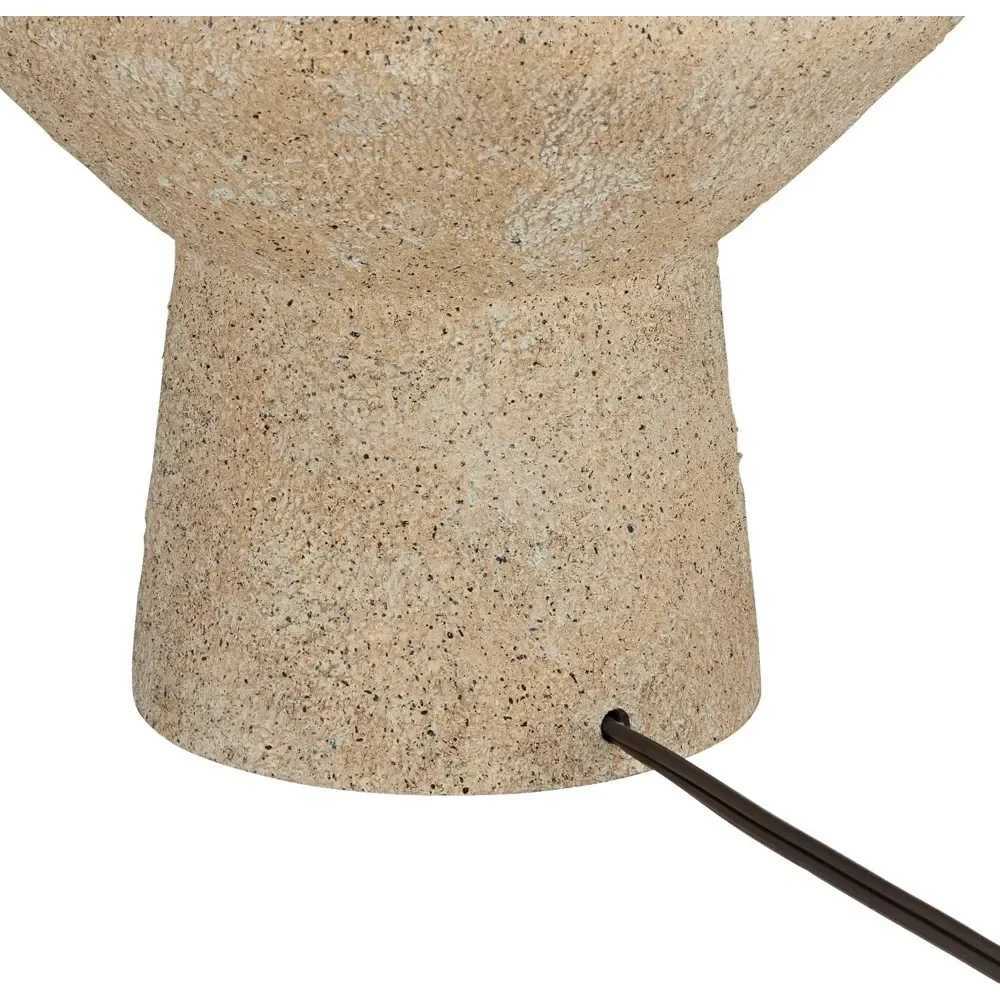 26 3/4 Tall Geometric Rustic Mid Century Modern Coastal Table Lamps Set of 2 Beige Living Room Bedroom Bedside M251120