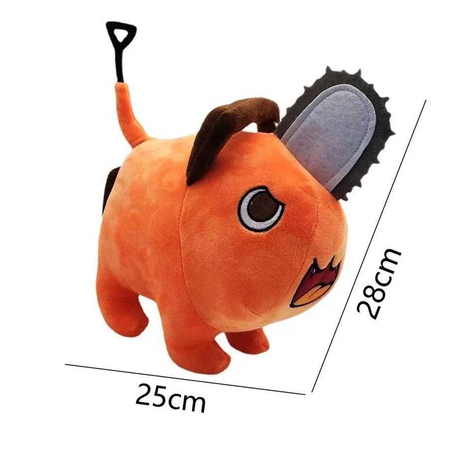 25/40cm Anime Chainsaw Man Dolls Plush Toy Cartoon Pochita Orange Dog Pillow Stuffed Soft Toy for Kids Birthday Gift G251120