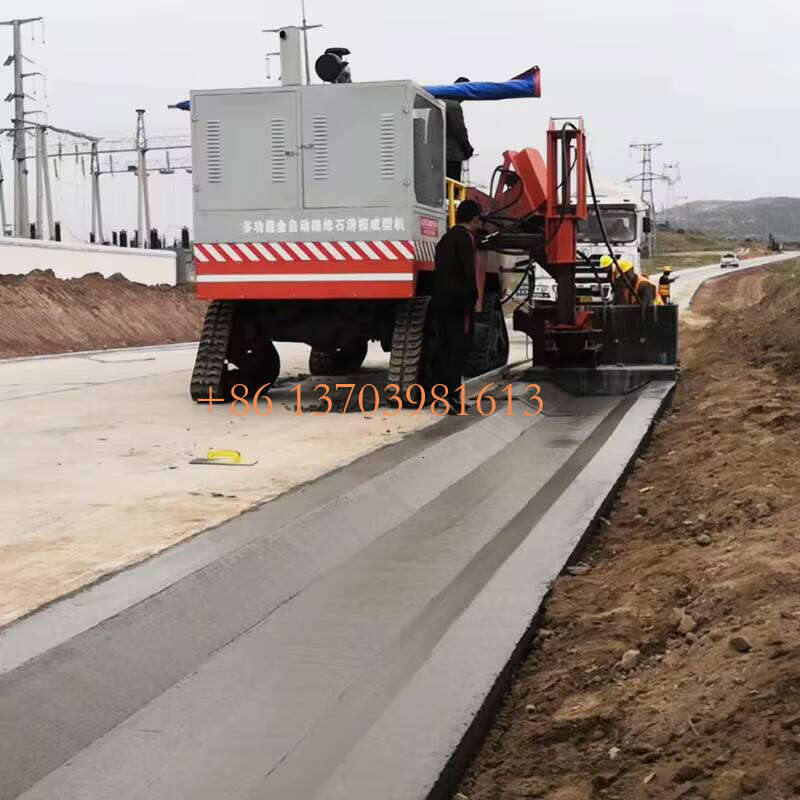 Multi-Size Concrete Curb Paver Machine With Adjustable Mold Sizes Quick Mold Change for Custom Curb Projects