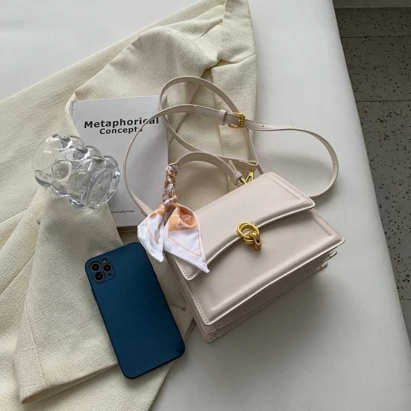 1 Piece of Pure Color Handheld Small Square Bag Versatile e-Shoder Cross-Body Bag for Wen That Can Hold Mobile Phes Y251120