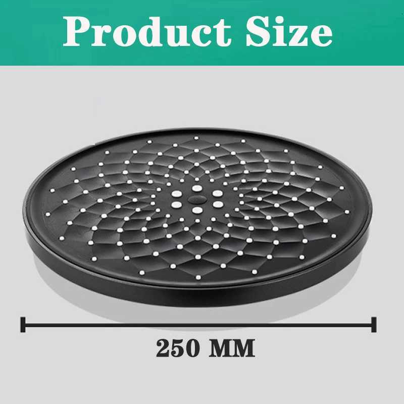 25 CM Large Flow High Pressure Ceiling Mounted Shower Head 5 Modes Big Panel Spray Nozzle Rainfall Supercharge Bathroom ShowerM251120