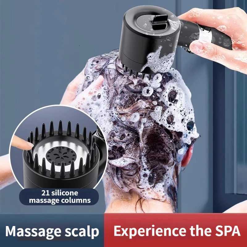 Adjustable Shower Head 3 Mode Rainfall Shower Large Flow Showerhead High Pressure Water Saving Shower Mixer Bathroom AccessorieM251120