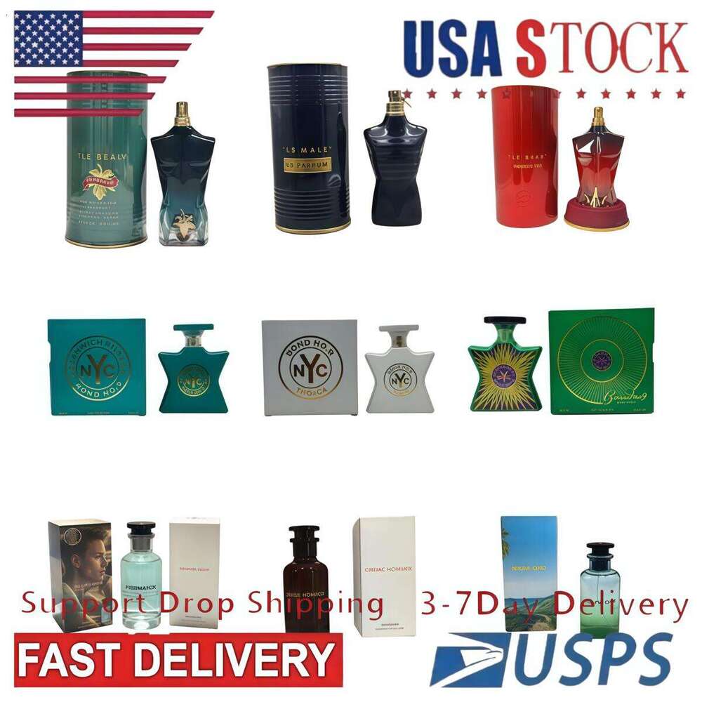 NYC Perfume Bond No.9 Fragrance 100ml cologne for mens Perfume for Women Men Fragrance Spray Parfum Good Quality Brand Eau Ee Long Lasting perfume cologne US 3-7days