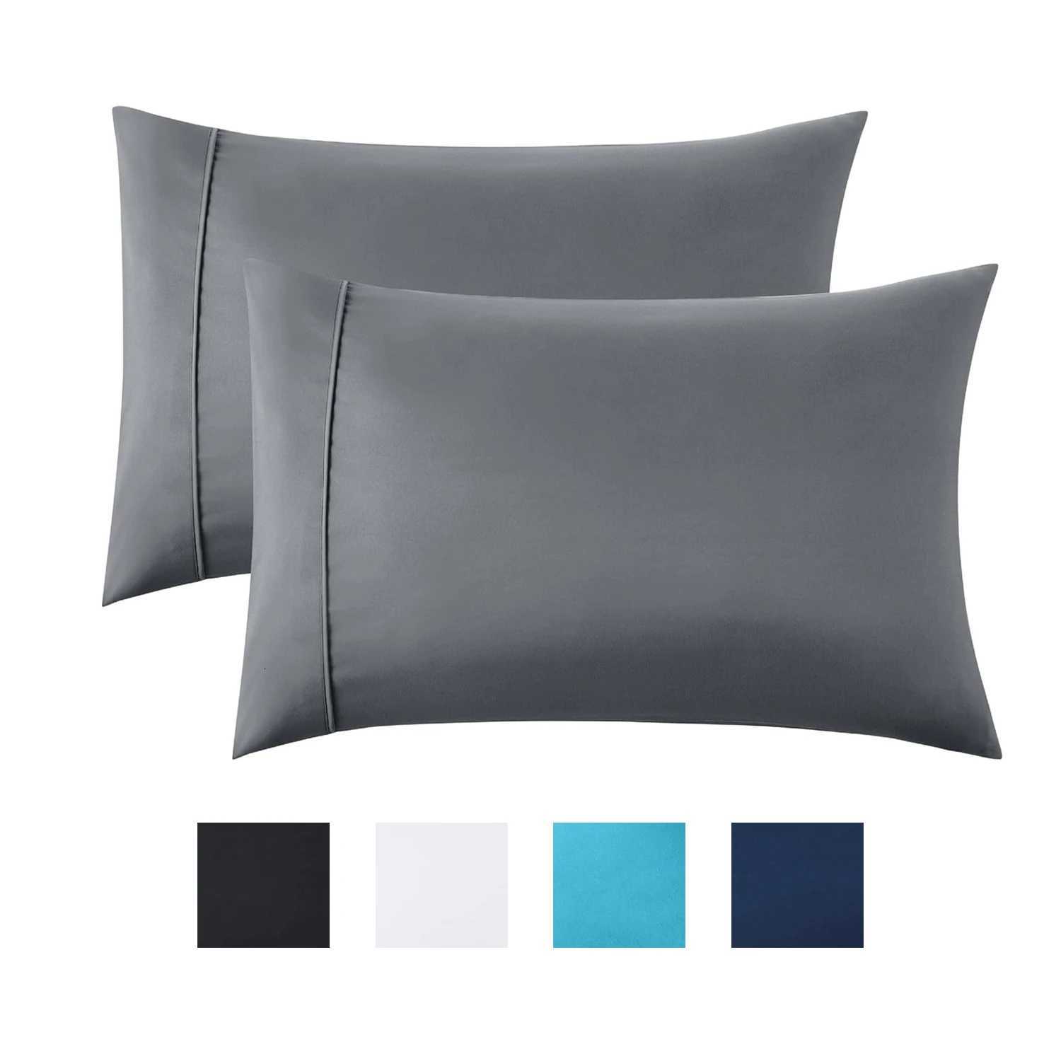 Pillow Case Cosy House Collection Luxury Cooling Rayon Derived from Bamboo Blend Ultra Soft Cases - cases with Envelope Closure C251120