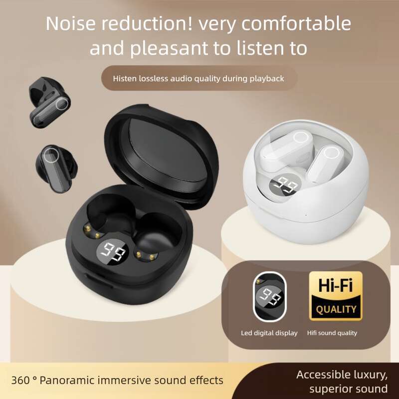 Famous Brand Designer Niche New Bluetooth Headphones & Earphones Long Battery Life Half In-Ear Call Noise Cancellation True Wireless Sleep Headphones