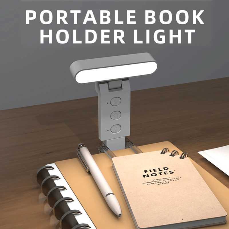 Clip On Reading Light USB Rechargeable LED Book Light Portable Night Light For Books Bedside Desk Gift For Readers Students Kids M251120
