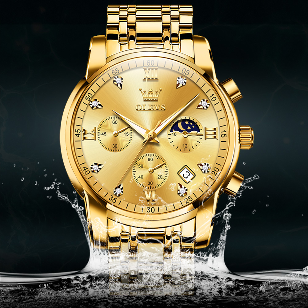 OLEVS Designer Women's Multi-functional Quartz Watches Business Waterproof Women's Watches Luxury Watches Free Delivery And Wholesale