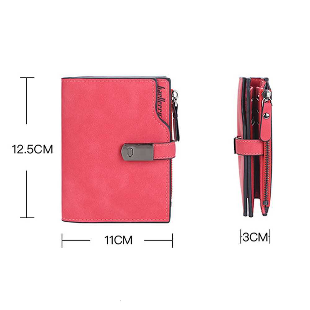 Baellerry Women Wallets Short Magnetic Buckle Top Quality Card Holder Female Purse Zipper Wallet For WomenW251120