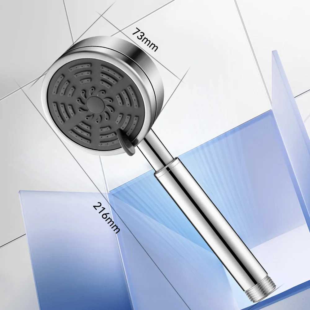 Upgraded 3 Modes Adjustable Stainless Steel Shower Head Black Silver Grey High Pressure Spray Nozzles Faucet Bathroom AccessoryM251120