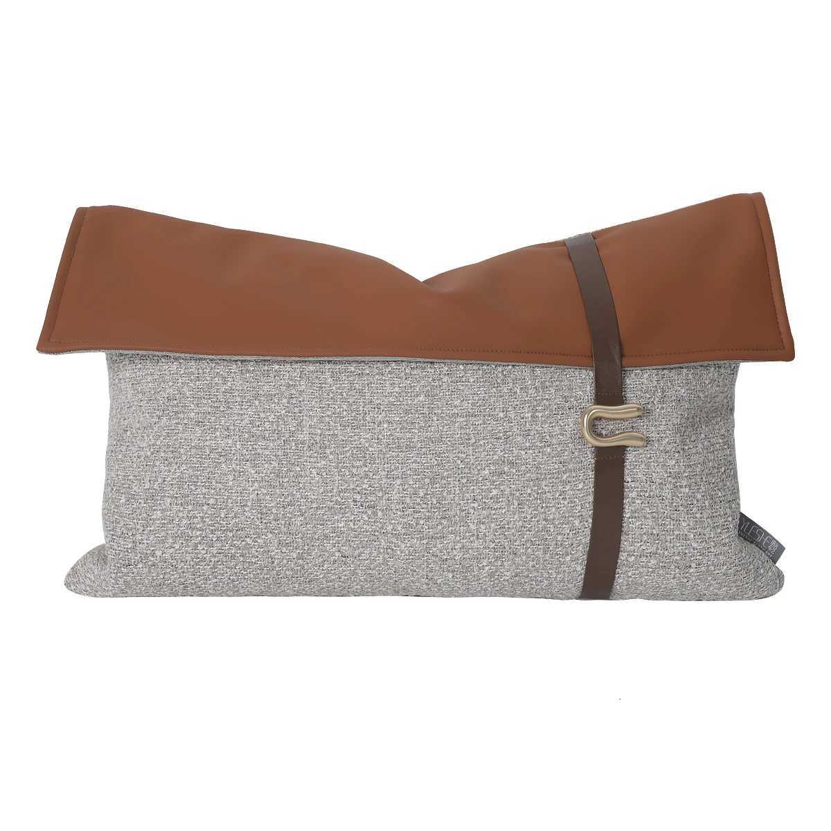 Pillow Case Modern sofa high-end luxury model room hotel living room soft bag waist case back cushion C251120