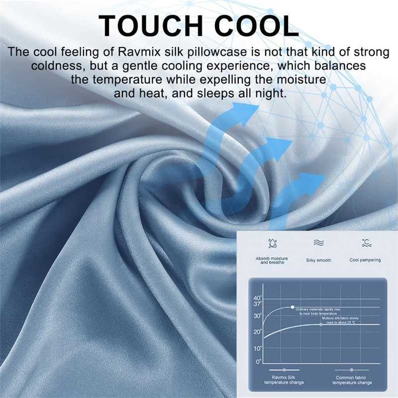 Pillow Case Natural Mulberry Silk case Bedding Home Decoration Luxury Double Sides Pure Silk Case 23 Momme 100 Silk 2pcs Cover C251120