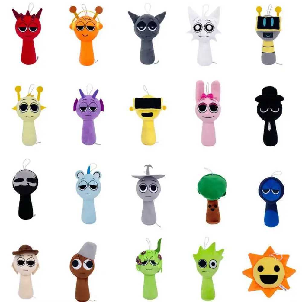 Sprunki Plush Toys Sprunki Plush Doll Sprunki Game Cartoon Pillow Kids Birthday Gifts Stuffed Dolls Christmas Gift G251120