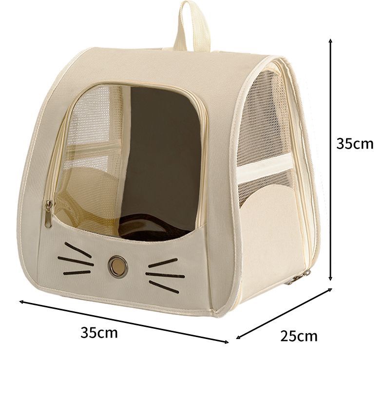Folding Cat Backpack for Travel, Hiking, and Everyday Use - Double Shoulder Pet Carrier Bag Free shipping