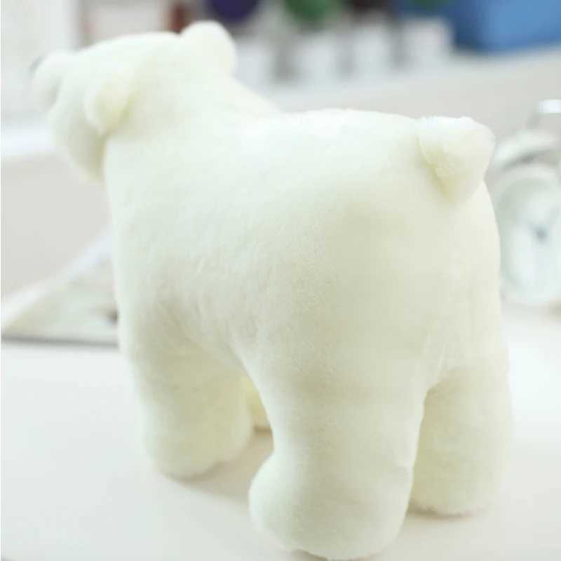 20/25/35/45cm Super Lovely Polar Bear Family Stuffed Plush Placating Toy Pure White Bear Soft Fabric Doll Gift for Children G251120