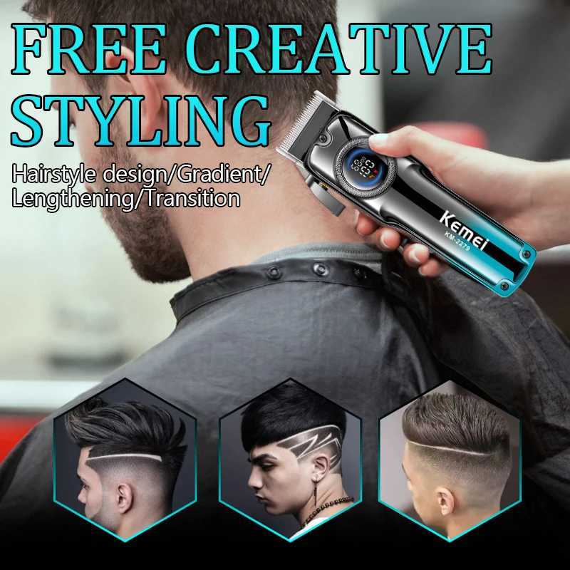 Kemei Trimmer Professional Hair Trimmer Rechargeable Haircut Machine Adjustable Hair Cutting Machine Trimmer for Men KM-2279T251120