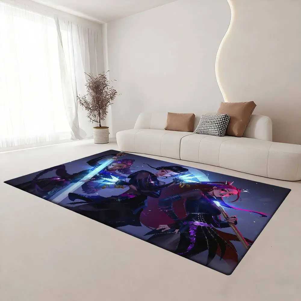 Kpop Demon Anmie H-Hunters Room Mats Cheaper Anti-slip luxury Modern Living Room Balcony Printed Modern Home DecorM251120