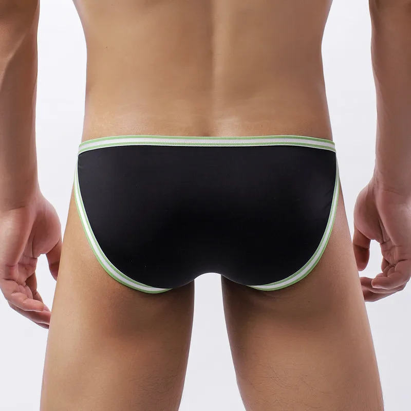 Large size mens underwear high elasticity ice silk solid color young and thin comfortable breathable sexy JF2404 250417
