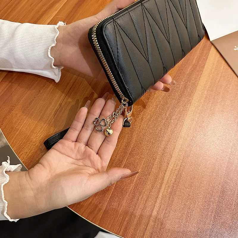 2025 Korean Long Wallet for Women Large Capacity Multi Card Slots wallet Single Zipper Slim Minimalist RFID Blocking PurseW251120