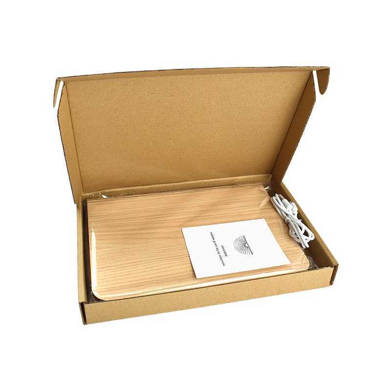 New Folding Book Lamp LED Rechargeable 3-Color Night Light Birthday Gift Luminous Book Table Lamp Bedside Lamp Ambient Light M251120