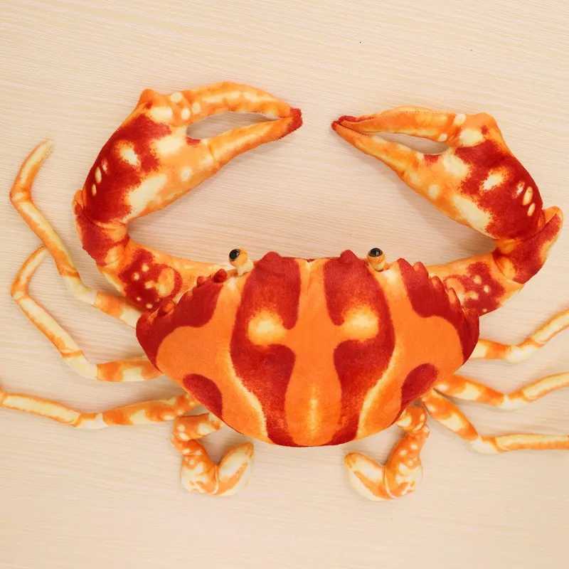 Simulation Crab Plush Toy Soft Cartoon Creative Crab Stuffed Animal Doll Home Decoration Toys Sofa Pillow Boys Birthday GiftW251120 - view 4