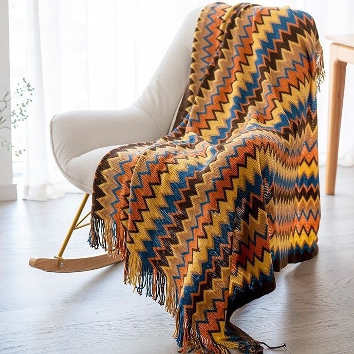 Nordic high-end nap blanket decorative blanket knitted blanket office bohemian blanket sofa blanket sofa cover blanket 220613
