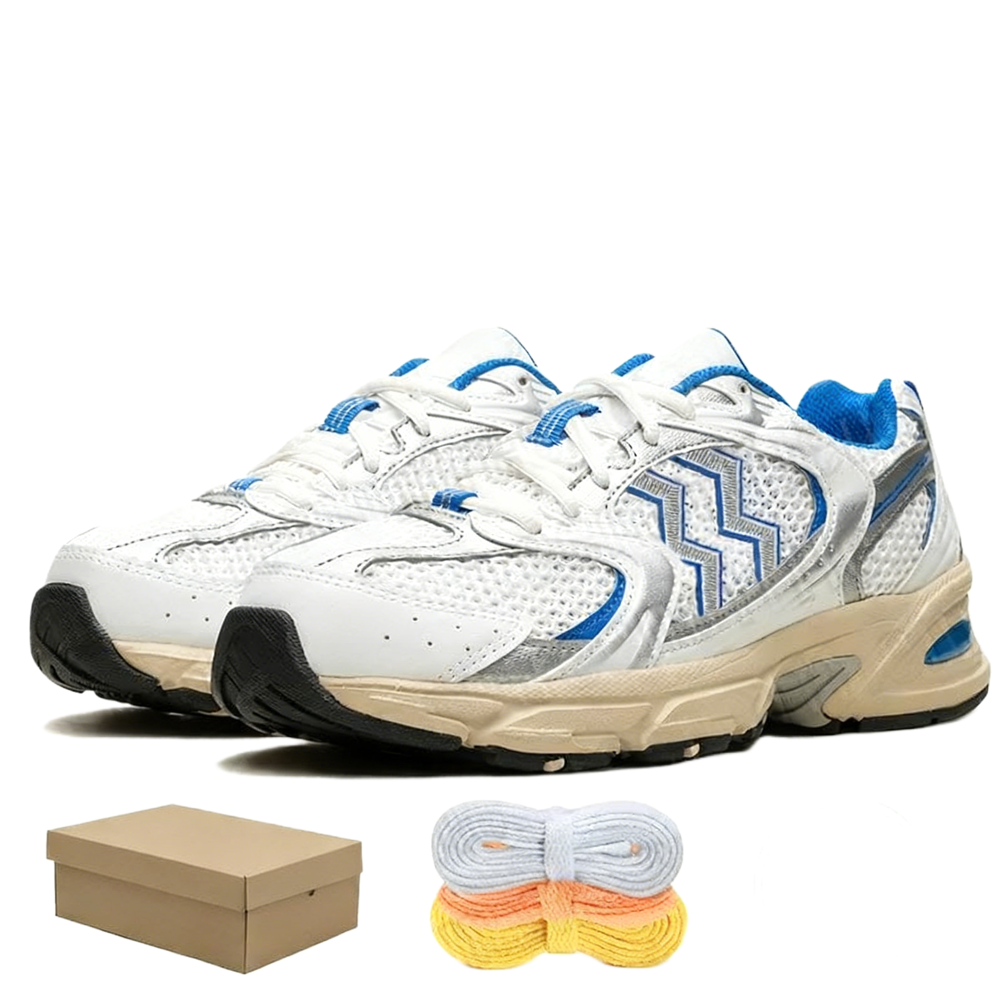 Bnce Designer Men's & Womens Athletic Sneakers - Salt Quartz Grey/Black/Green Running Trainers