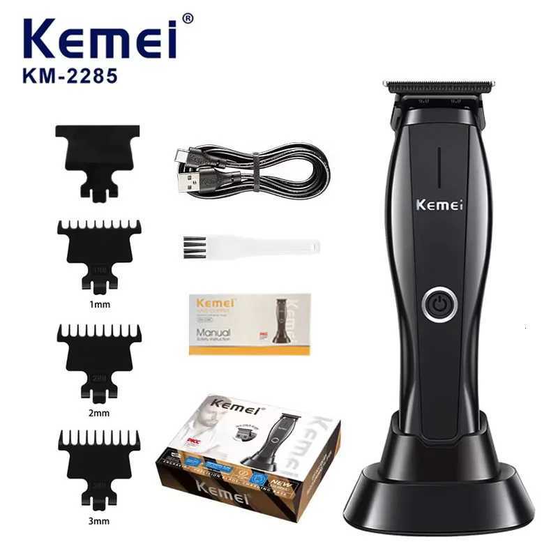 Kemei KM-2295 Cordless Electric Hair Trimmer Professional Hair Clippers Rechargeable Hair Cutting Machine For Men BarberT251120