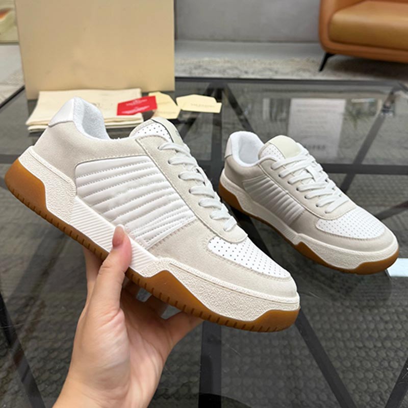 Designer Men Sparrow Low top Sneaker Fashionable Mens Casual Shoes Breathable Split Leather and Nappa Upper Rubber Sole Comfortable Outdoor Skate Sports Shoes