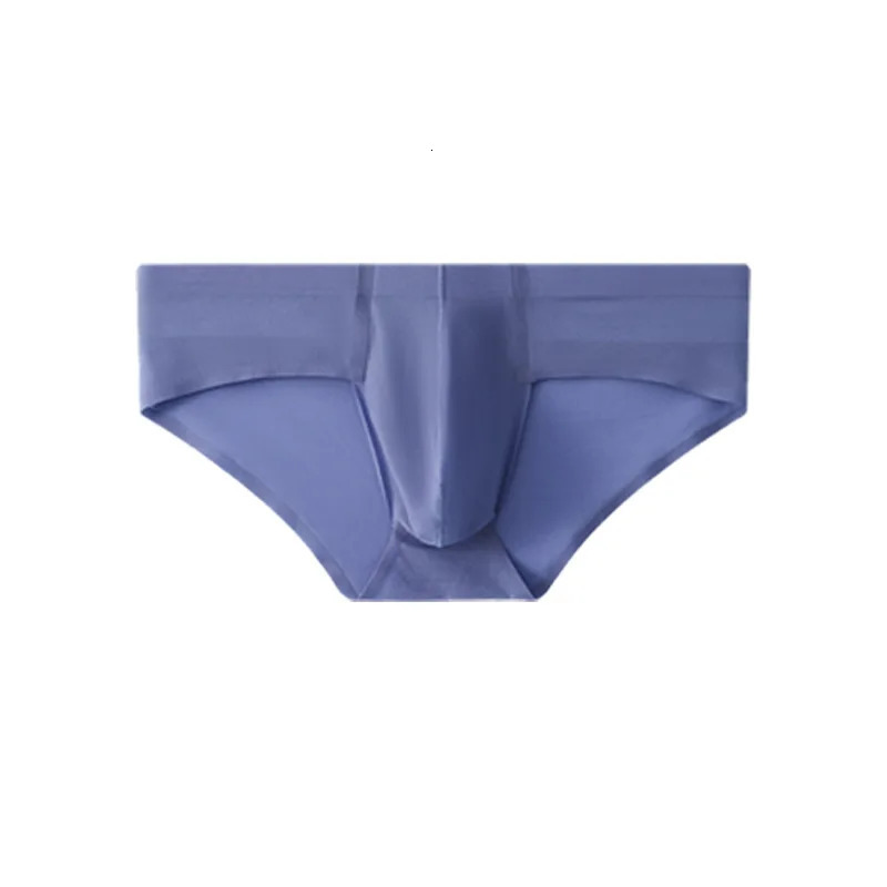 1 piece of mens sexy silk seamless underwear low waist Ushaped transparent pocket summer breathable high elasticity 250417