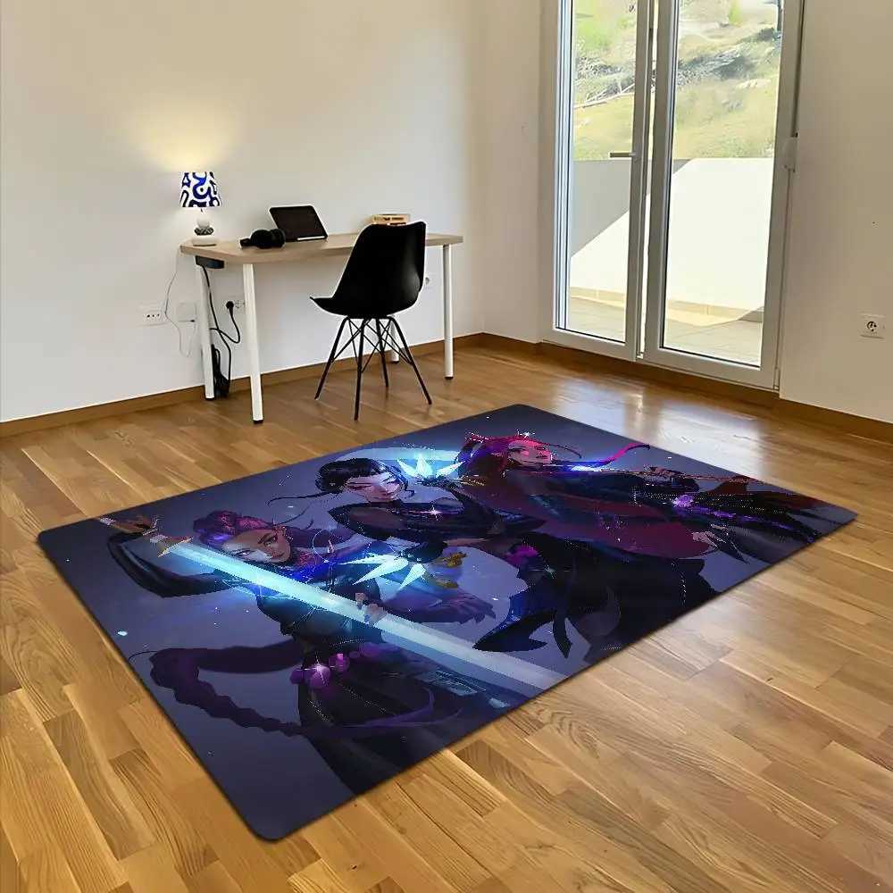 Kpop Demon Anmie H-Hunters Room Mats Cheaper Anti-slip luxury Modern Living Room Balcony Printed Modern Home DecorM251120