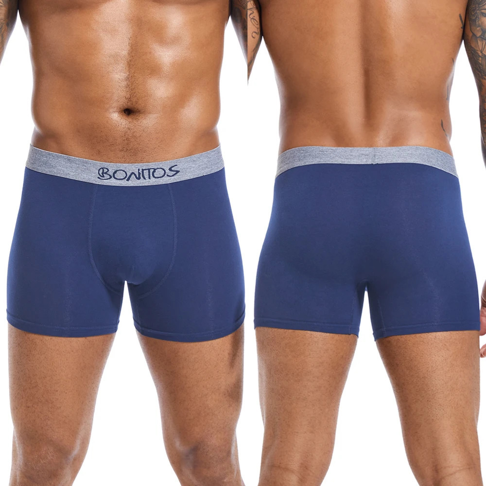 4piece mens underwear cotton boxing shorts sexy slip set 250417
