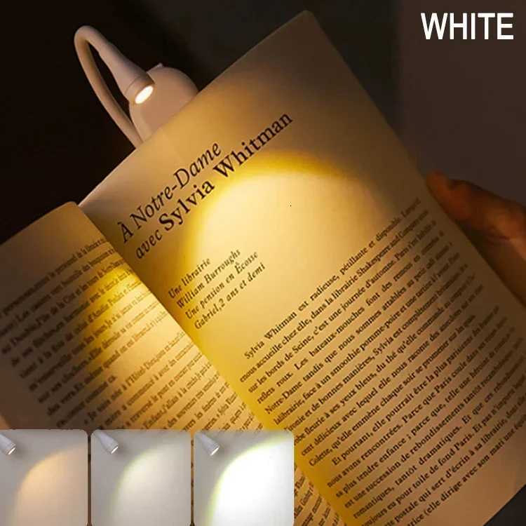 Led Usb Light Steplessly Brightening 3 Colors Book Lamp Room Lights Bed Home-appliance Read Chargeable Fixture Lamps Books Desk M251120