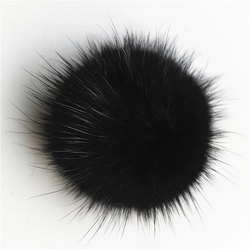 Shoe Clips of mink fur shoe decoration 2 set Genuine mink fur pompom clothes 50mm black red beige women fashion accessories E104250418bj