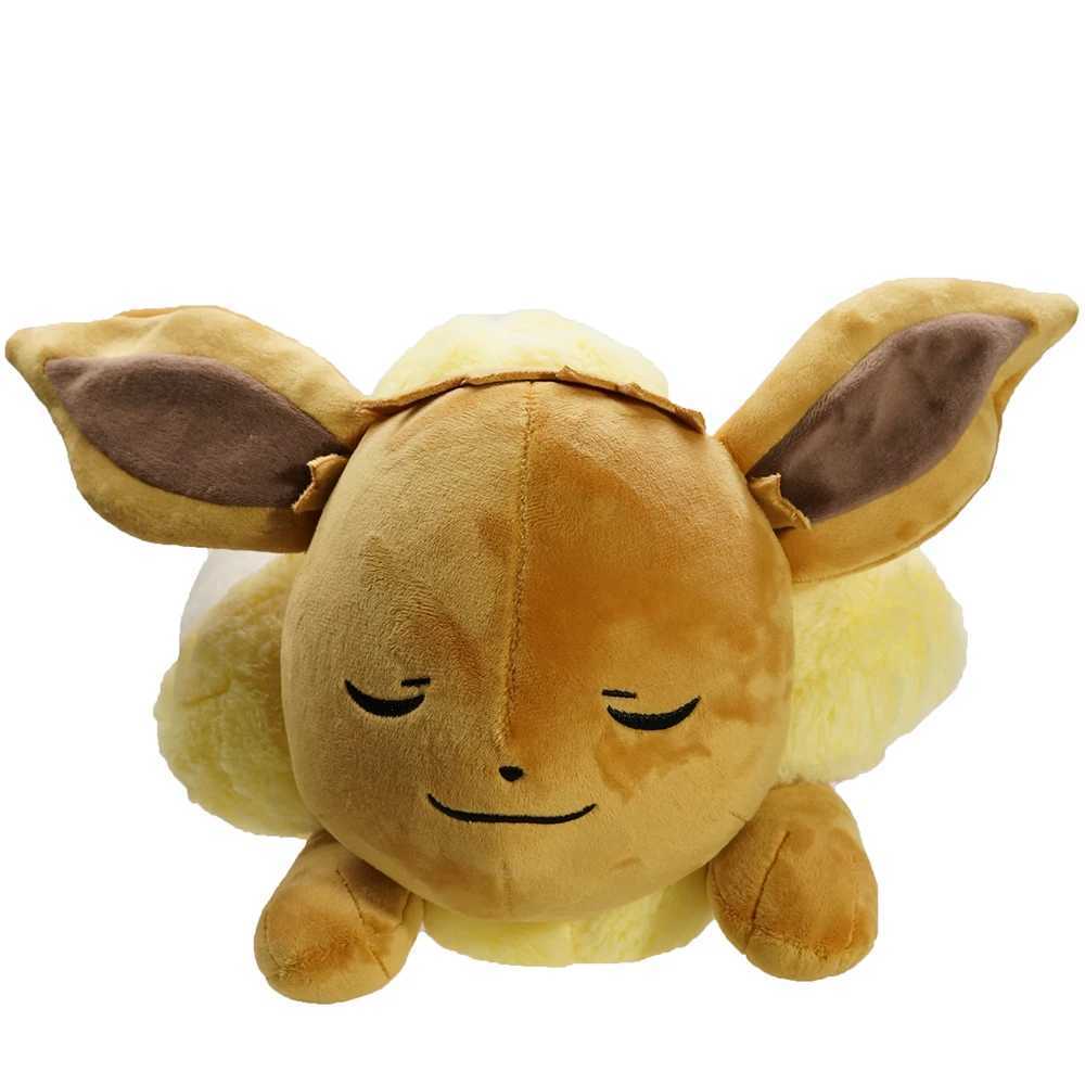 New Plush Stuffed Animals Hobby Collectibles Toys Soft About 43 cm Cute gift Boy Girl Eevee Evoli Sleep G251120